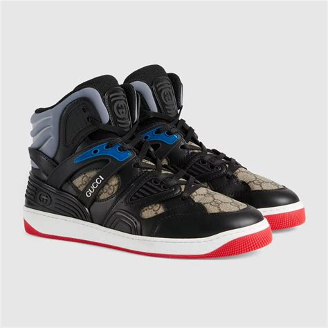 fake gucci basketball shoes|gucci basket high top sneakers.